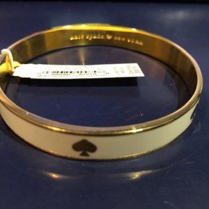 New Kate Spade White and Gold Bracelet